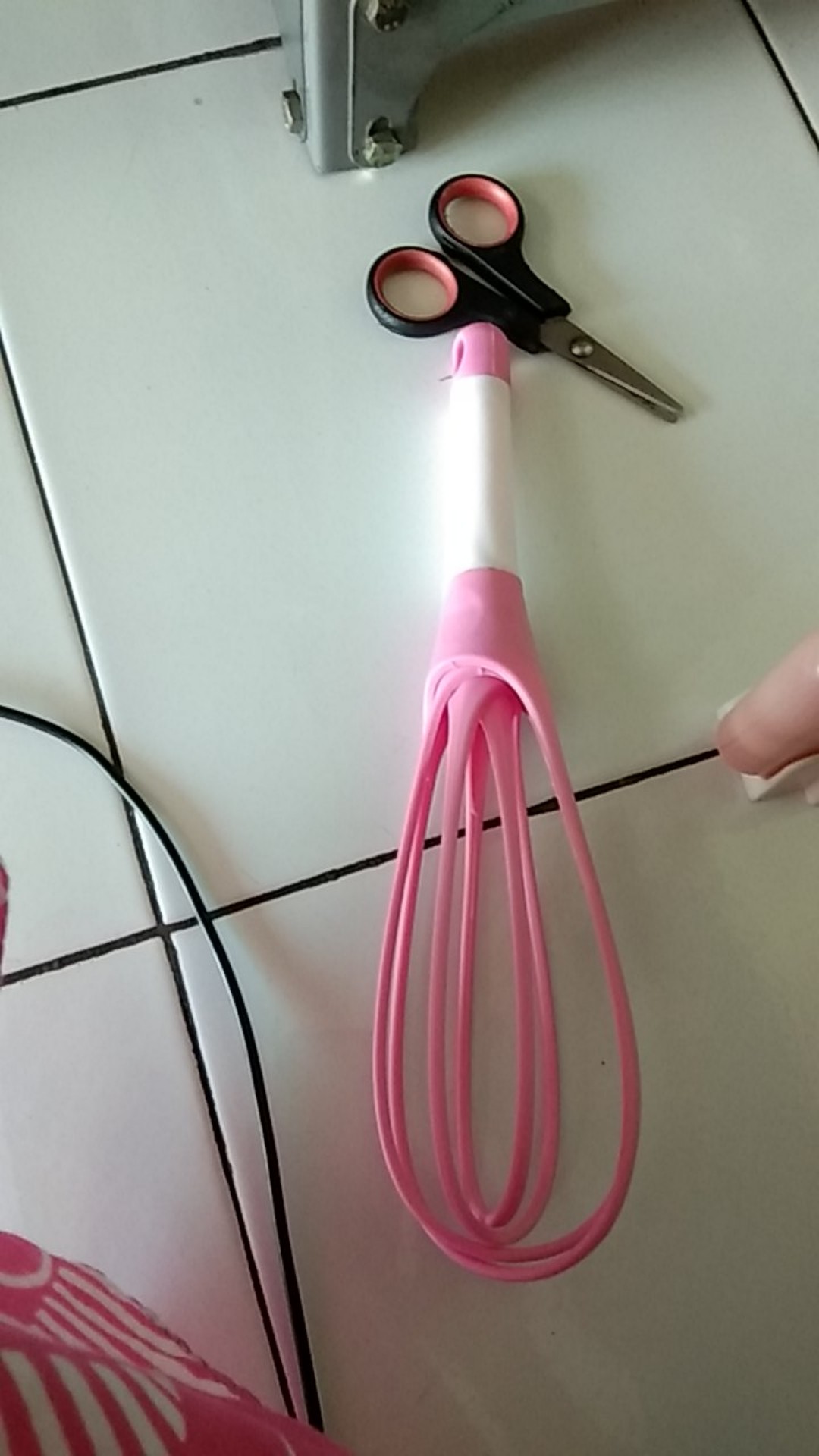 Pengocok Telur Manual Berputar Silikon Mixer Krim Telur Tangan Blender Masak Alat Dapur Alat Memasak