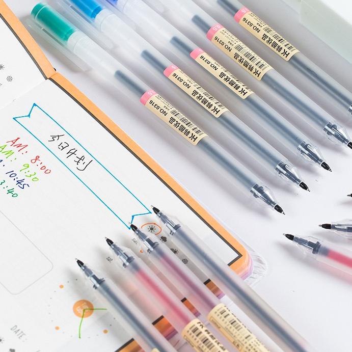 

Produk Terbaik HK 0316 - SET 12 PCS PULPEN WARNA - “MUJI LOOK-ALIKE”, Qt0....