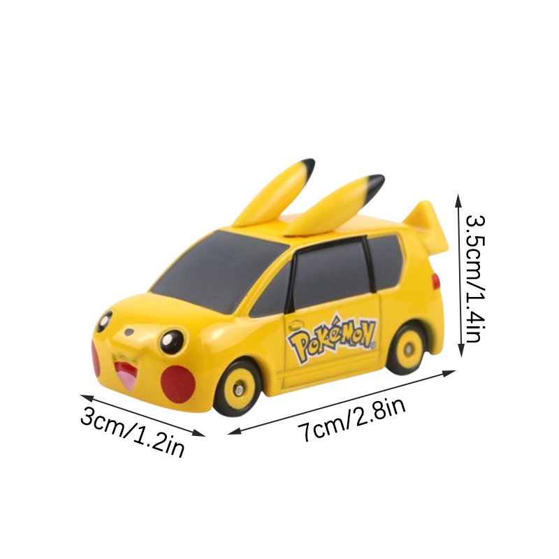 Takara Tomy Alloy Car Model Pokemon Pikachu Batmobile Mario Mini Car Boy Toy Car Model