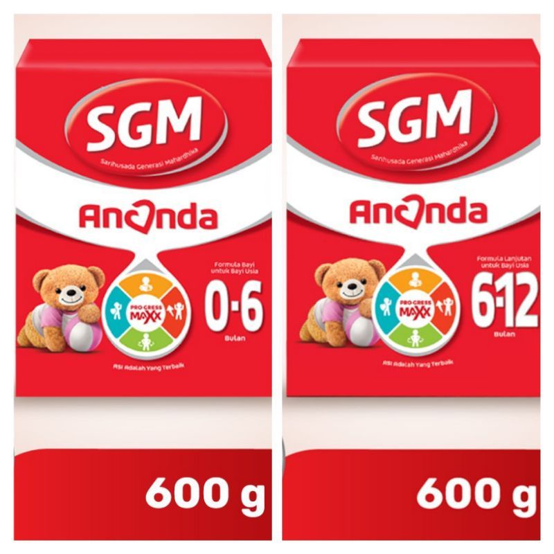 SGM Ananda 600 Gr. ( 0-6 Bulan / 6-12 Bulan)