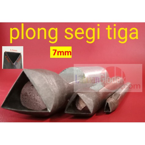 

Plong Kulit bentuk Segitiga 7mm/Plong Segitiga /Pembolong Segitiga 7mm