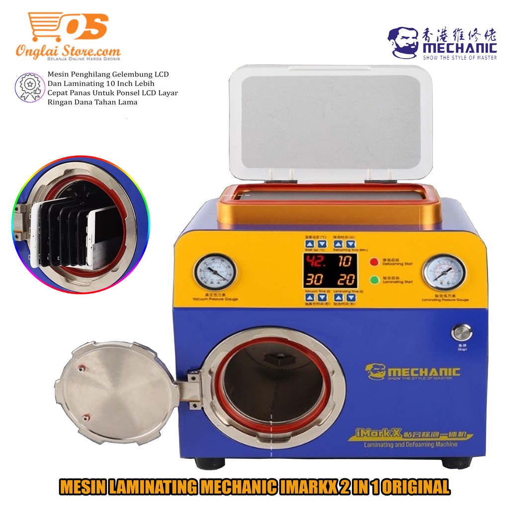 Mechanic imarkX Mesin Laminating Bubble Remover LCD imark X 2 IN 1 Original