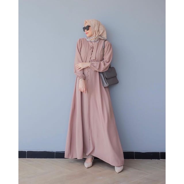 GAMIS DHENA WOLFIS PREMIUM MAXY DRESS GAMIS SYAR I ASDF