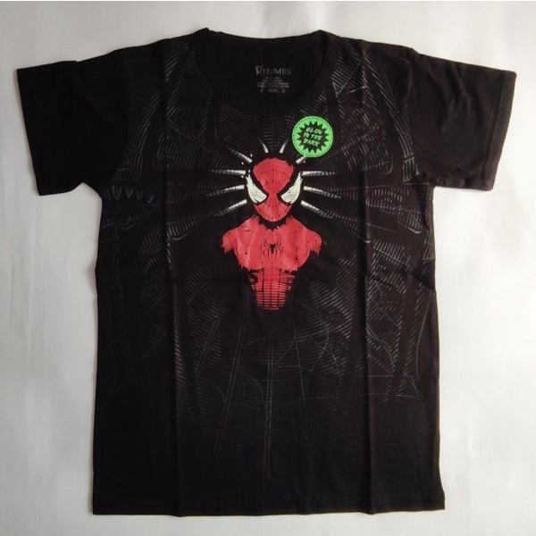 Kaos Anak Spiderman No Way Home Laki Laki Glow In The Dark Rhymes Baju