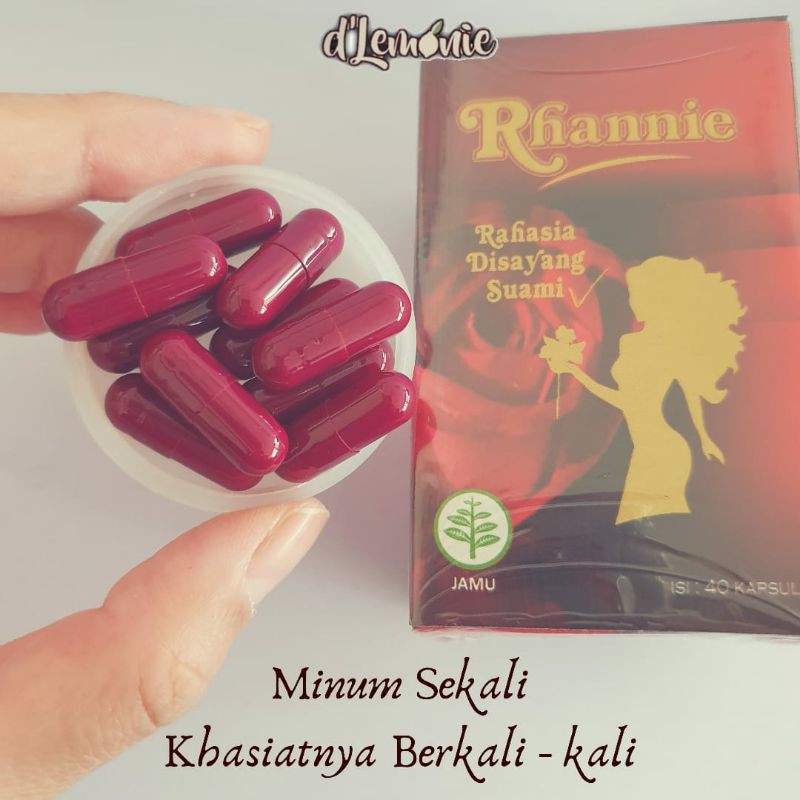 JAMU RHANNIE RAMUAN UNTUK KEWANITAAN ECER PERKAPSUL/RHANNIE RAMUAN TRADISIONAL DARI MADURA