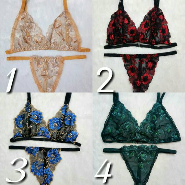 Lingerie Bra Set Transparant Sexy Exclusive