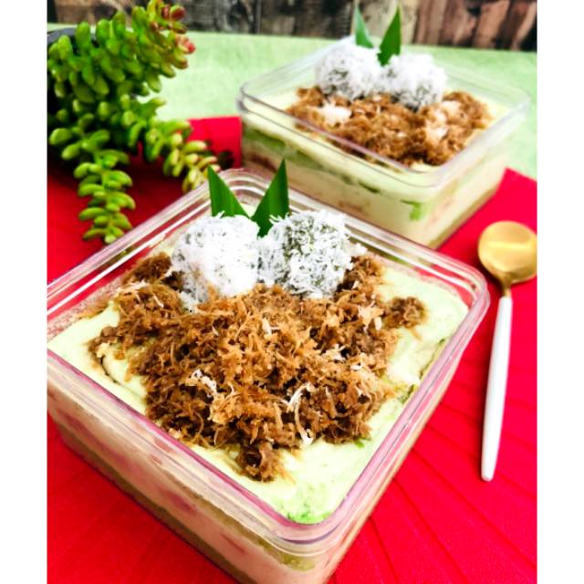 

Cake Clepon / Klepon Kue Tradisional (Kelapa - Gula Merah)