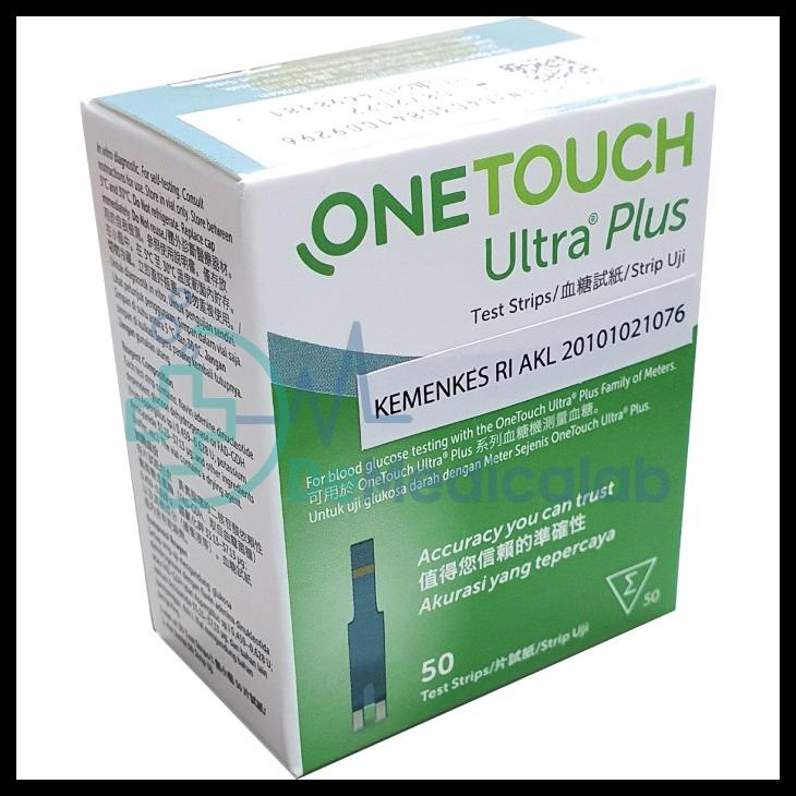Strip Onetouch Ultra Plus 50 Test / Strip One Touch Ultra Plus Isi 50 Kode 1184