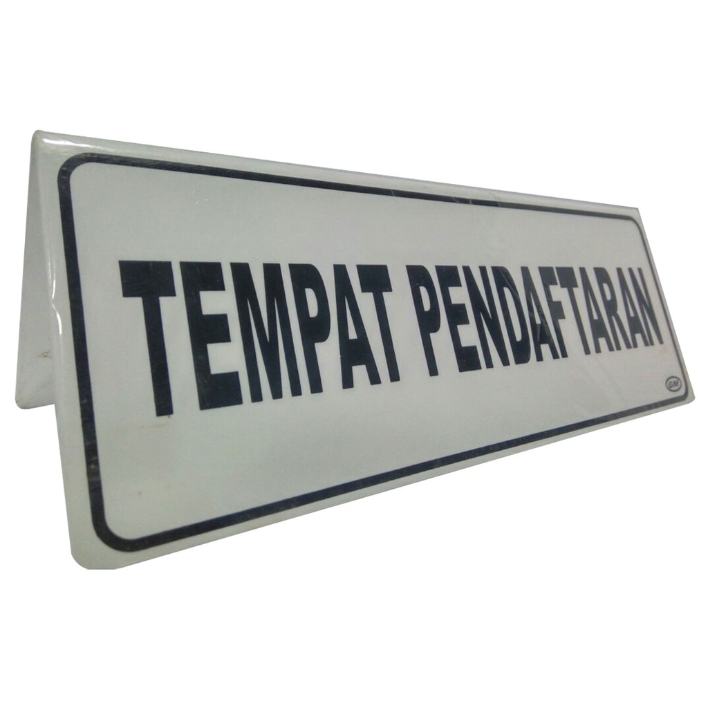 

GM LABEL MEJA TEMPAT PENDAFTARAN LMJ 107