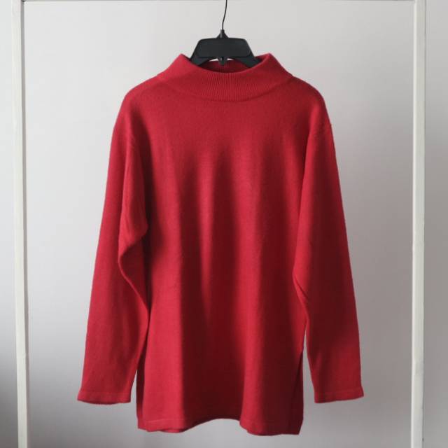 Red Knit Top by Vino Rouge