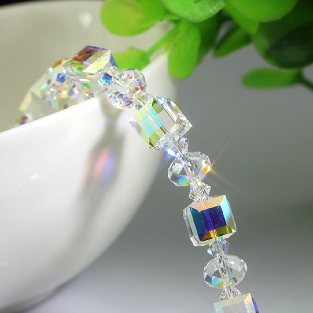 Hu Hu Hu Hu Hu Alat Bantu Pasang Kacamata♡ Gelang Rantai Kristal Buatan Untuk Anak Perempuan