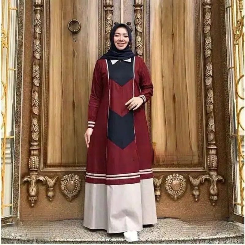 Winda Maxy. Dress Muslim.  Baju Gamis