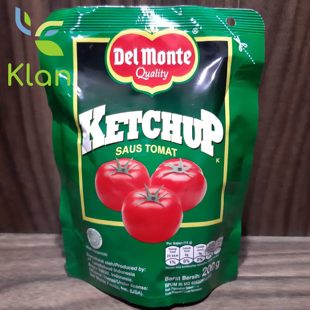 

DEL MONTE TOMATO SAUCE / DELMONTE SAUS SAOS TOMAT 200 GRAM
