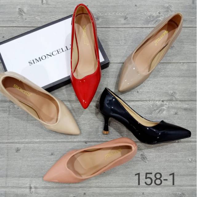 SIMONCELLI  heels Glossy  Apricot 38