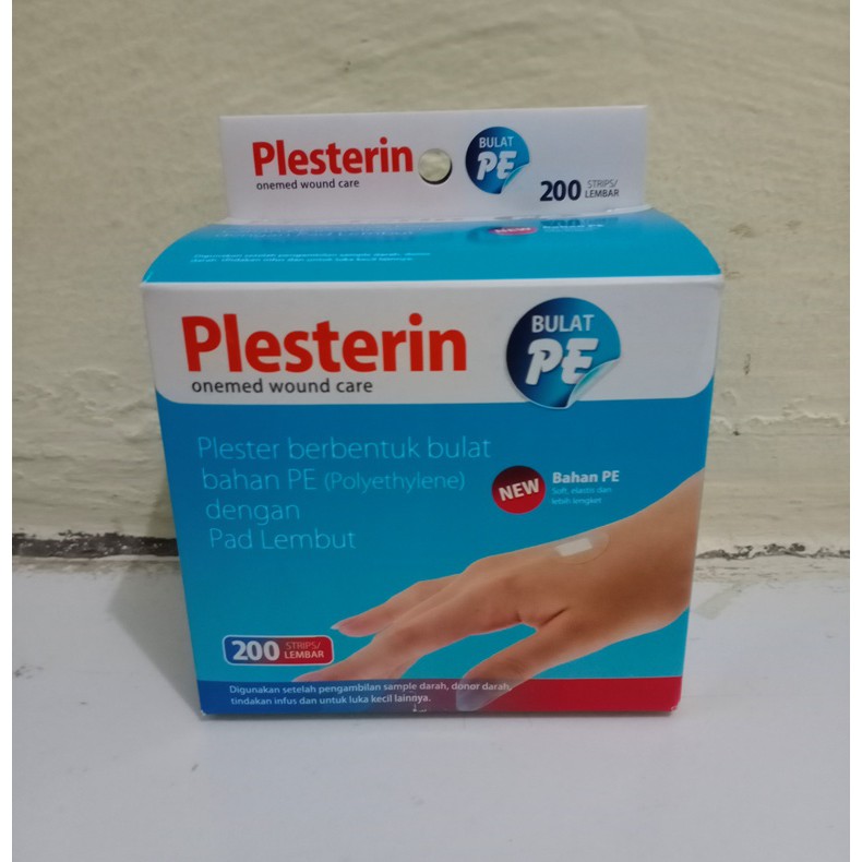 Plesterin Bulat Soft OneMed Non Woven Harga Per Strips isi 5 lembar