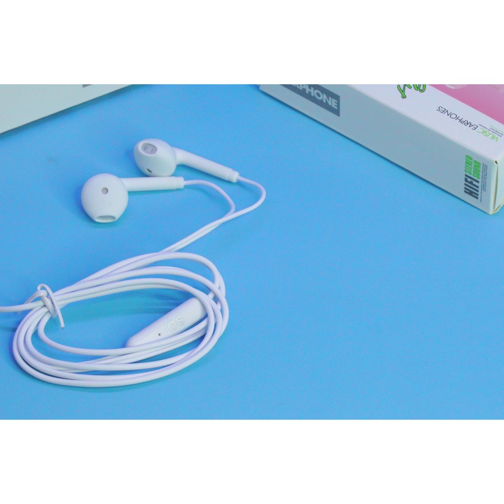 Handsfree Earphone iPhone Headset Macaron Wired HF U19 Extra Bass