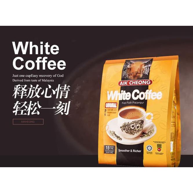 

Zqi6 Aik Cheong White Coffee Original 15 X 40 Gram Is9Q