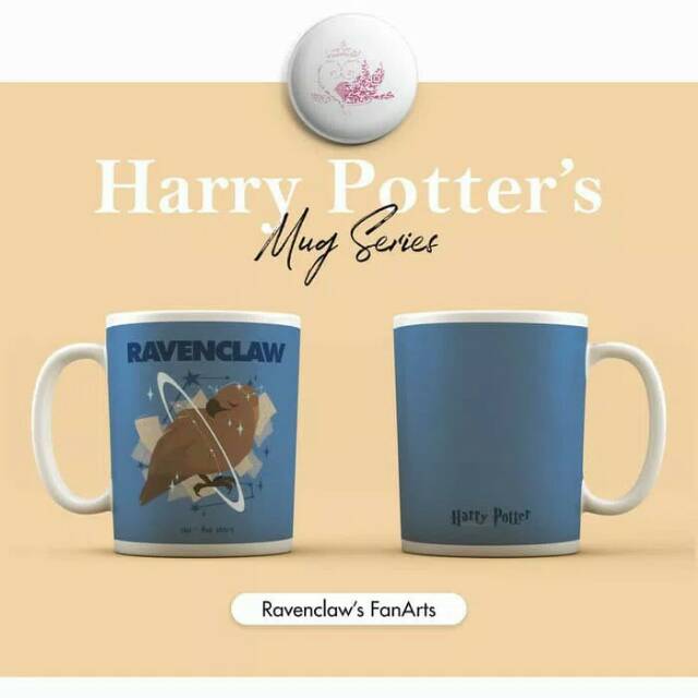 Mug Keramik Ravenclaw Fanarts (Harry Potter Series)