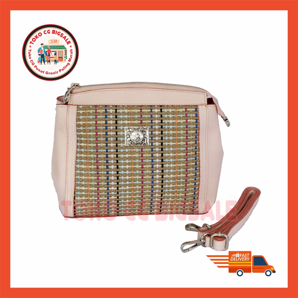 TOKOCGBIGSALE TAS WANITA  IFA PEACH  SERIES VILEA 10 KNITTING NICE CUTE BAG