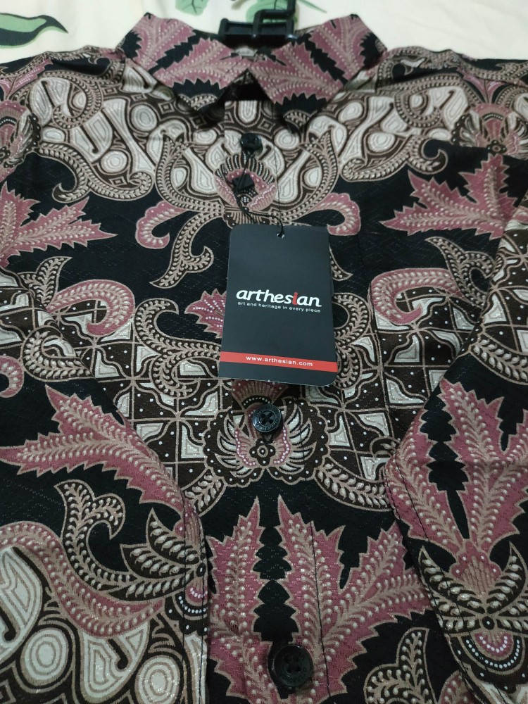 [arthesian] Kemeja Batik Pria  - Bright Batik Semi Dobby