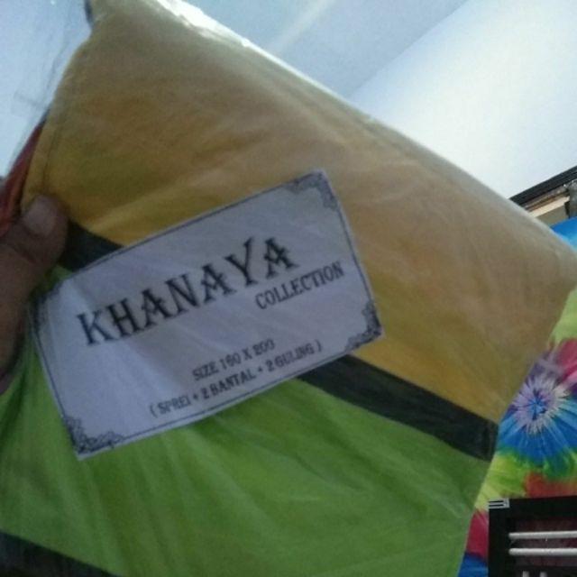 Sprei Rainbow Bahan Katun Mikrotex Tak Berpasir