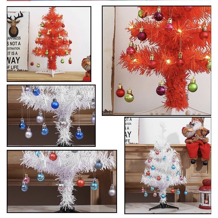 HIASAN BOLA NATAL MINI KECIL LUCU Polos 2cm Box isi 12 SHINY Dekorasi CHRISTMAS TREE DECORATION BALL