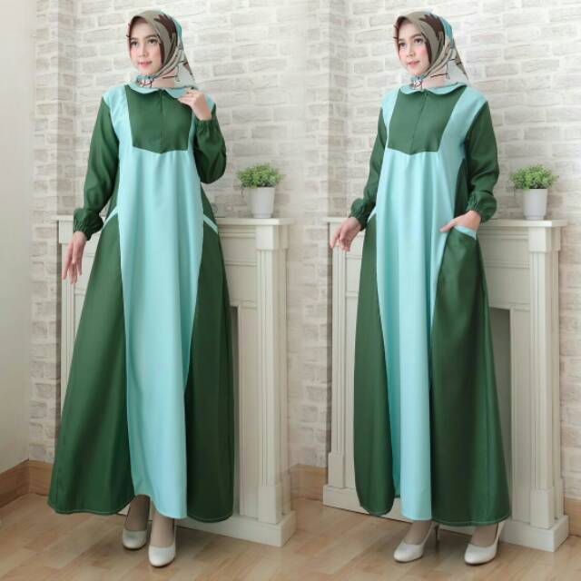 JESSY Gamis DRESS MAXI SYARI REAL PIC