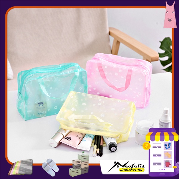 Pouch Kosmetik Transparan Berwarna - NEOFELIS PR0179