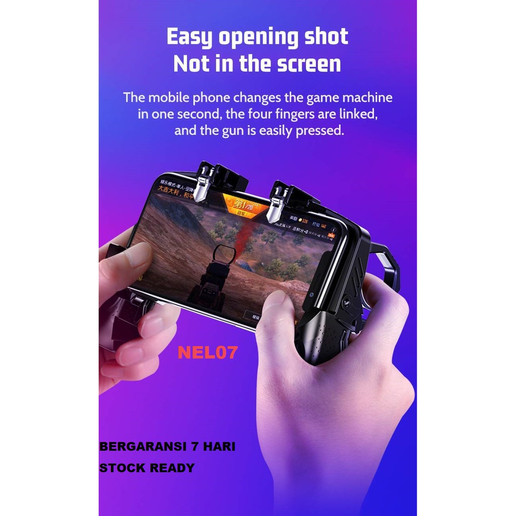 Original K21 for PUBG Mobile Joystick Gamepad L1 R1 Game Controller