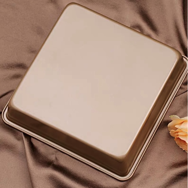 Loyang Kue Persegi Pemanggang Roti Brownies Mamer Cake Anti Lengket High Carbon Steel