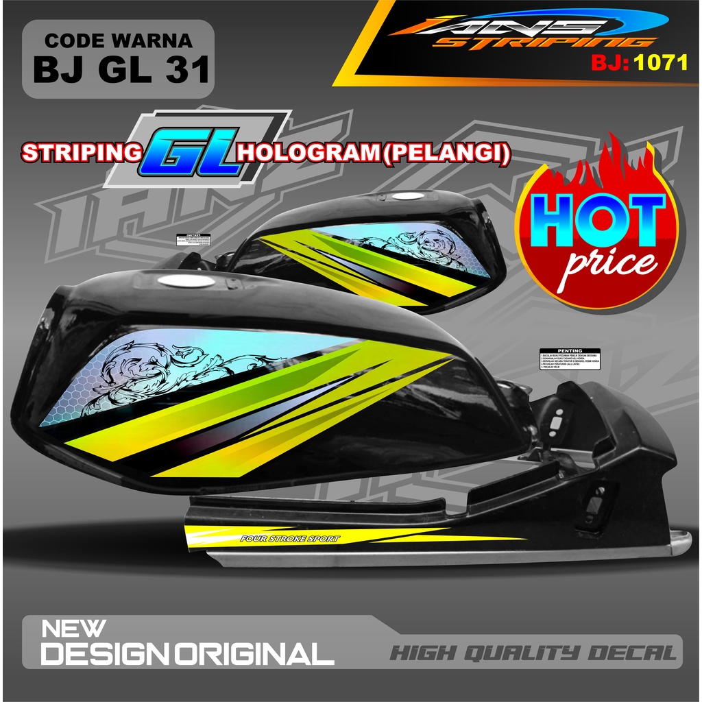 STRIPING GL 2000 HOLOGRAM / STRIPING GL MAX VARIASI HOLOGRAM / STRIPING GL PRO HOLOGRAM