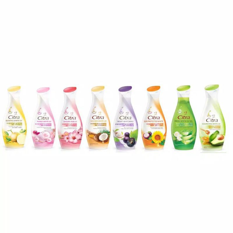 CITRA HAND AND BODY LOTION SAKURA & PEACH, BENGKUANG & GREEN TEA 230 ML