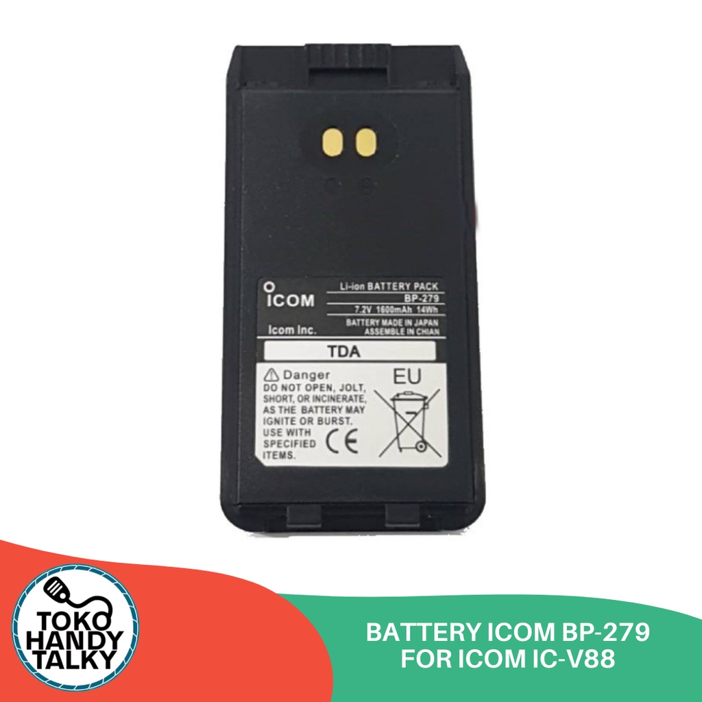 BATTERY HANDY TALKY ICOM BP-279 FOR ICOM IC-V88 NEW