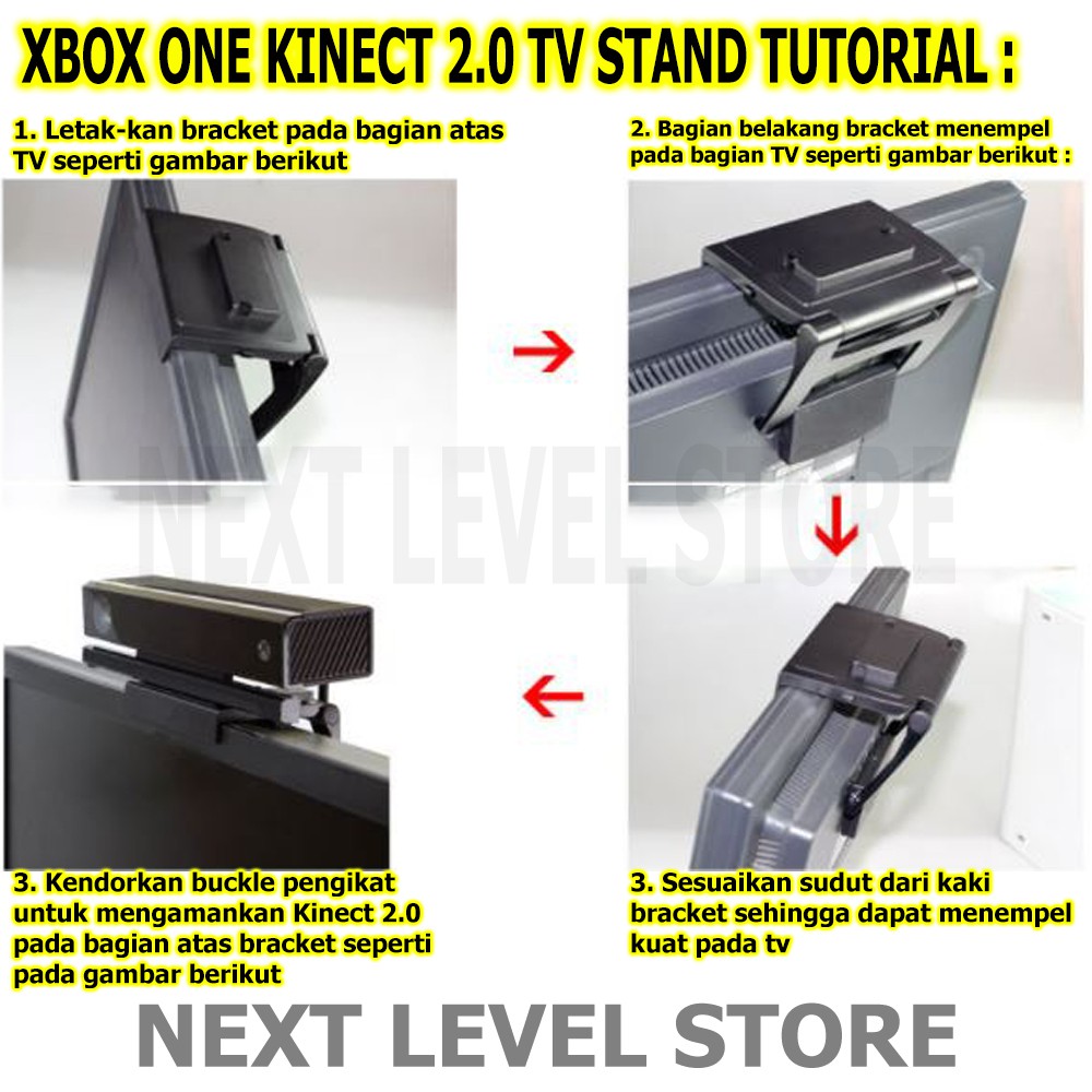 XBOX Kinect 2.0 Xbox One Clip TV Klip Holder ORIGINAL