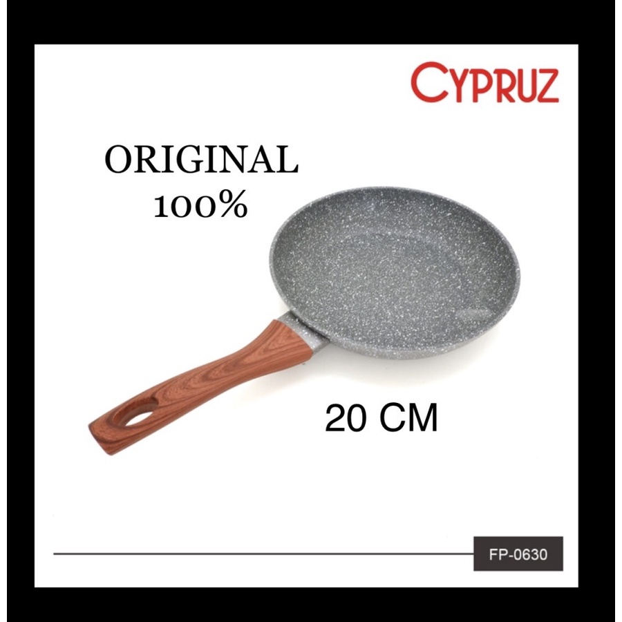 CYPRUZ Fry Pan Marble Series FP-0630/Penggorengan Anti Lengket FP 0630