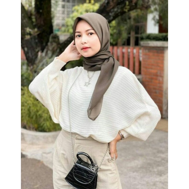 Blouse Batwing Rajut || Sweater Batwing Rajut Premium