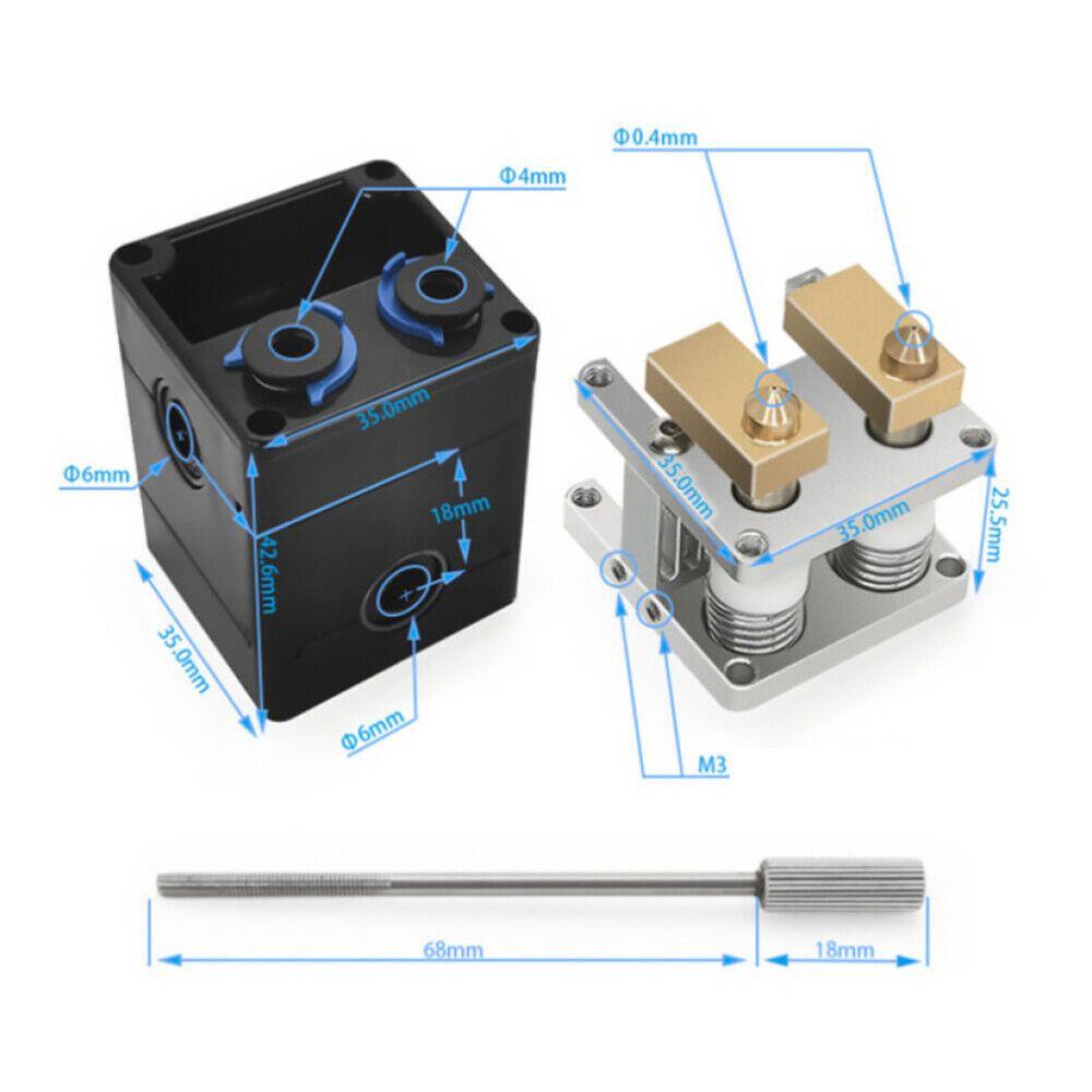 Aksesoris Printer 3D Profesional TOP Extruder Untuk Ultimaker2 Hotend Kit