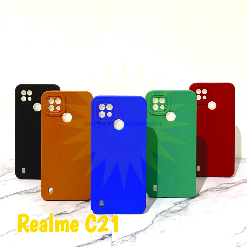 Case Slim Matte Pro Camera Realme C21 - SC