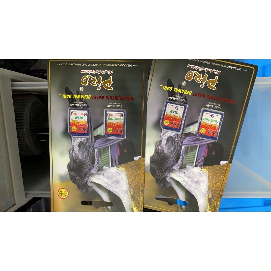 Suara walet Panggil SP dan inap SI PIRO