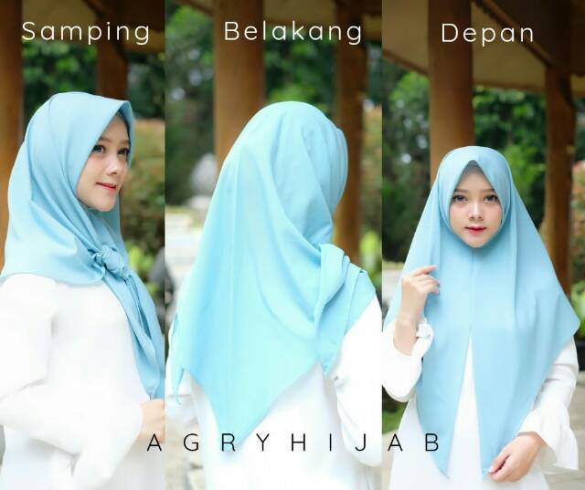 ᴀɢʀʏ Hijab Instan Segitiga