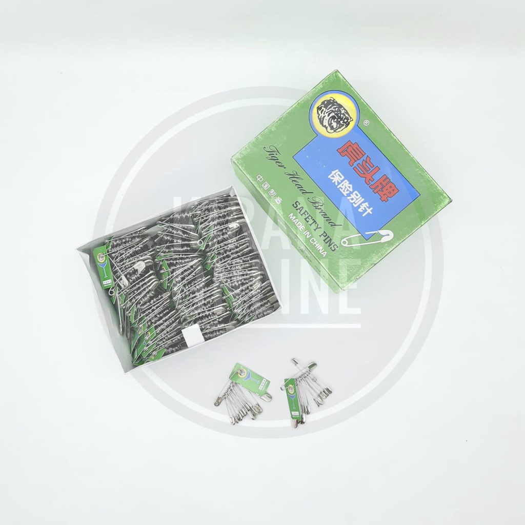 Peniti Tiger Head Brand Safety Pins