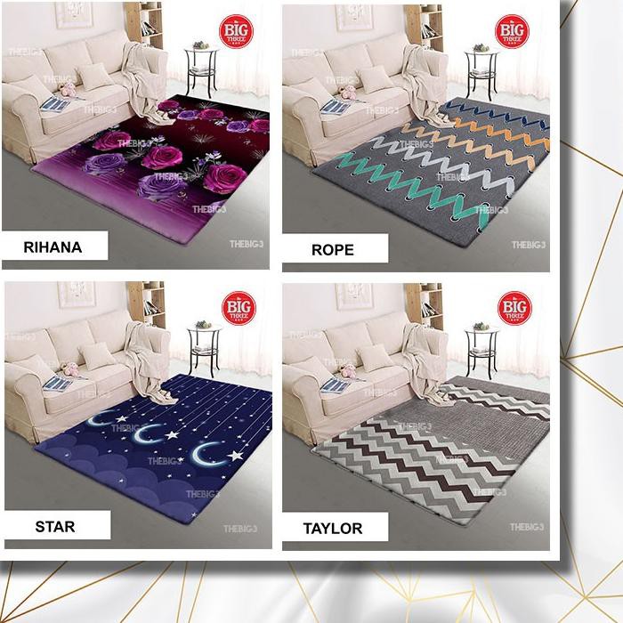 HARGA TERMURAH VALLERY QUINCY CARPET 150X190 karpet malaysia minimalis - Honey Crystal Zara Star O
