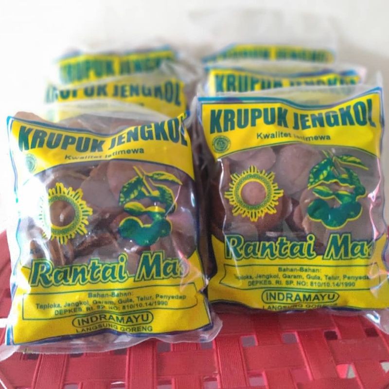 

Krupuk Mentah Jengkol Hitam 200gram