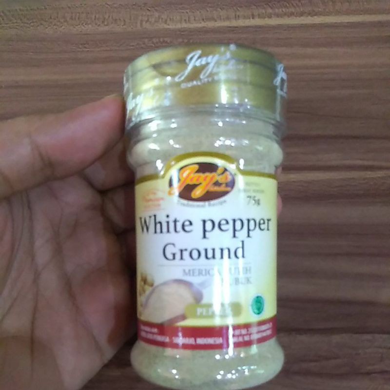 

jay's white pepper ground 75 gr hala