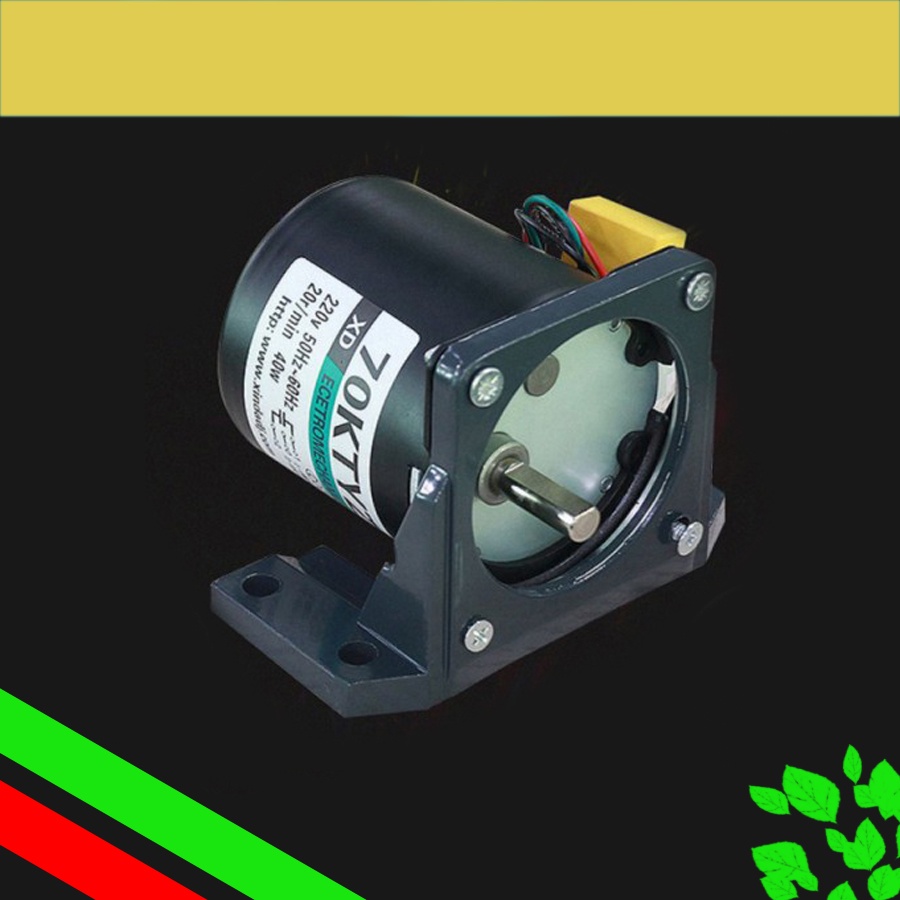 Motor Gearbox 70KTYZ 40W with Bracket 2,5Rpm- 110Rpm (8097)