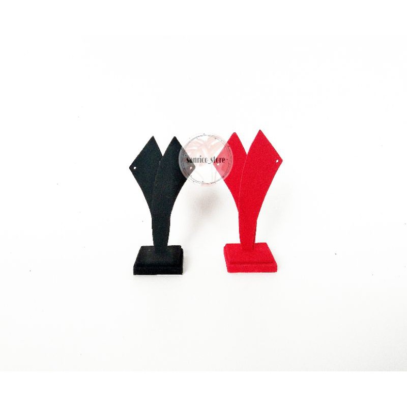 display anting/pajangan anting/display bludru