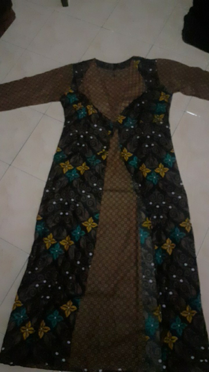 Gamis Batik Model Kekinian Pekalongan Modern Sh Cod Bayar Ditempat Shopeefeed Shopeemal Terlaris