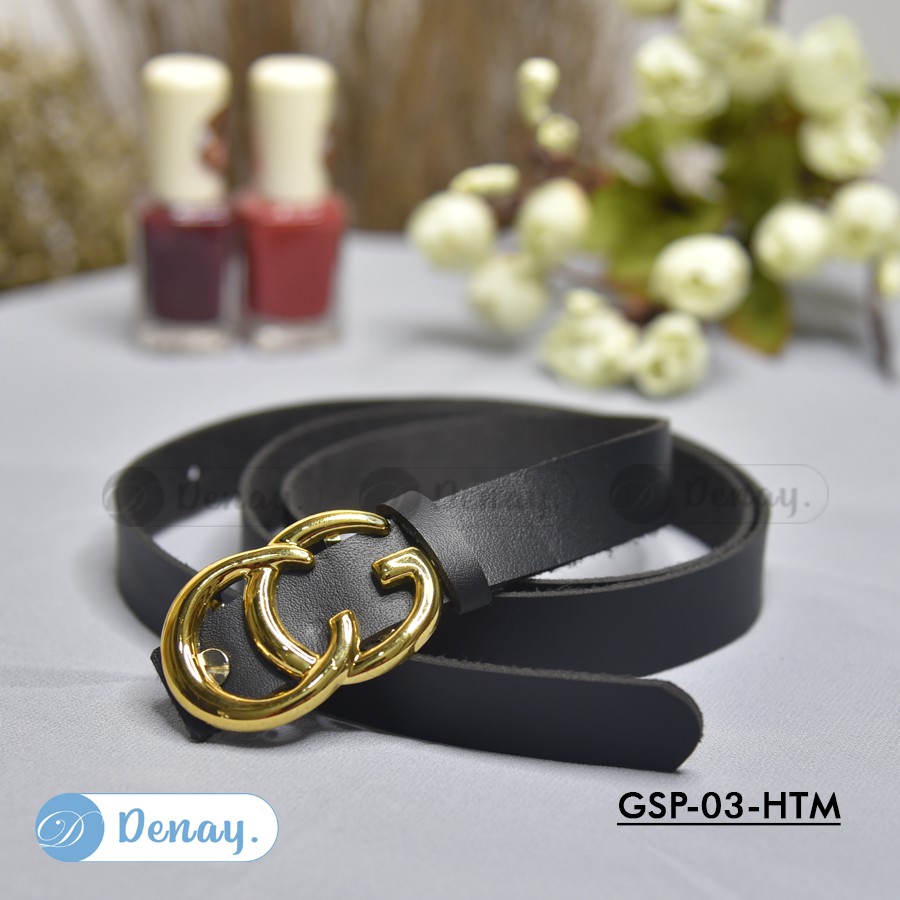 COD Ikat Pinggang Wanita Ring Belt/ PIN Gesper PU Fashion All-Match Sabuk Penjualan Import Fashion