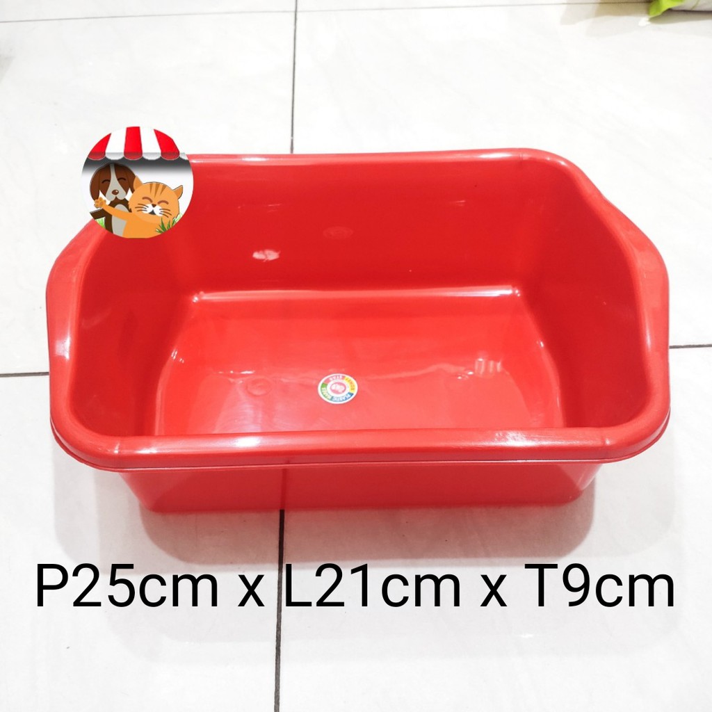 Litter Box Kecil 25cm - Baki / Wadah / Tempat Pasir Pup Pipis Kucing Hewan