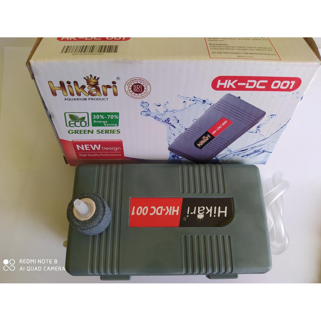 Mesin Gelembung Aquarium - Aerator DC ( Memakai Baterai ) / Air pump MERK SESUAI STOK